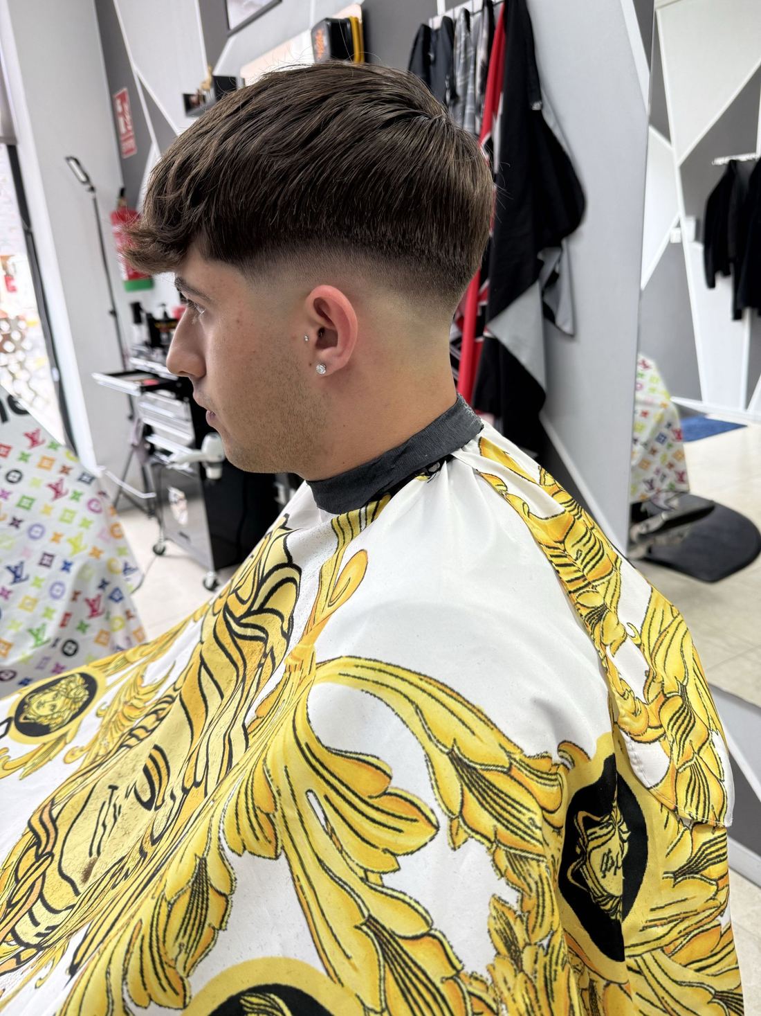 Corte con textura y flequillo