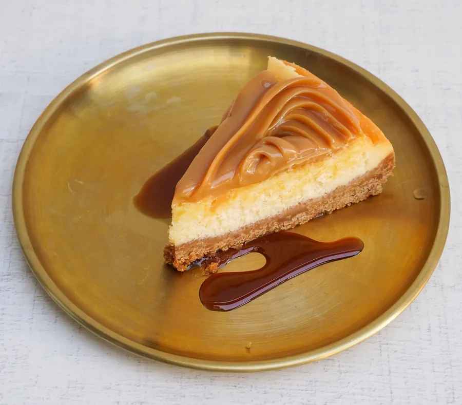 Cheesecake de dulce de leche