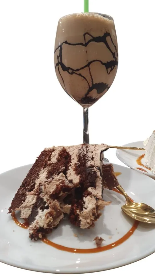 Copa de chocolate con nata