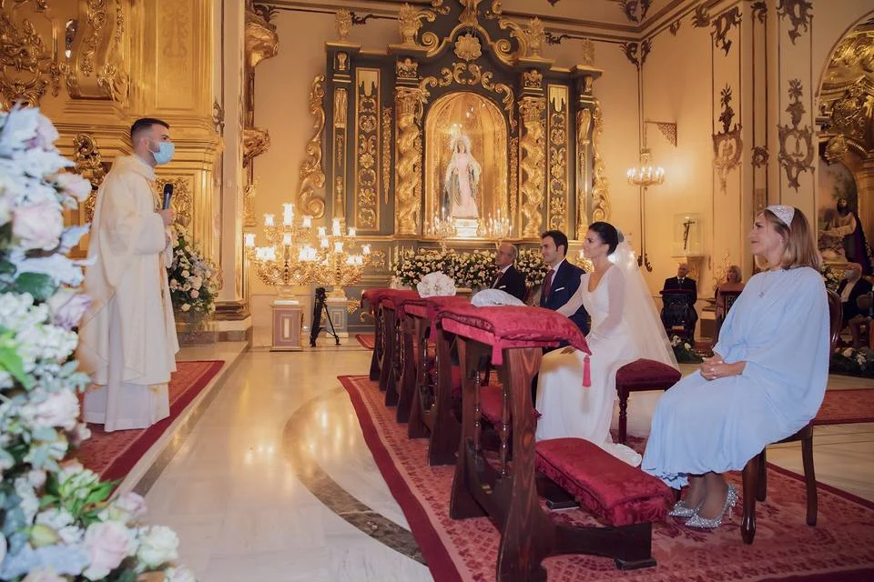 La ceremonia vista desde el altar