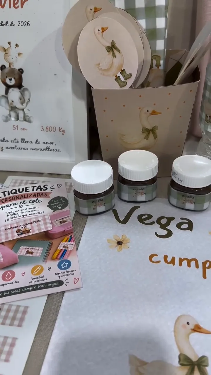 Detalles personalizados para un primer cumpleaños